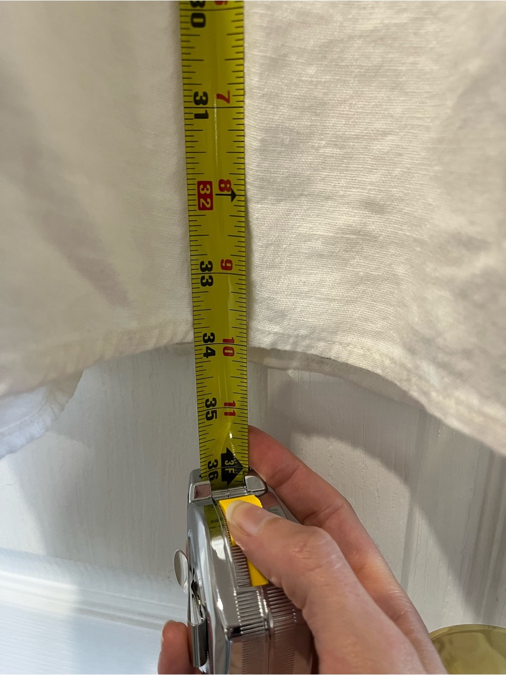 White Tiered Linen Hollister Maxi Skirt - Picture 3 of 4